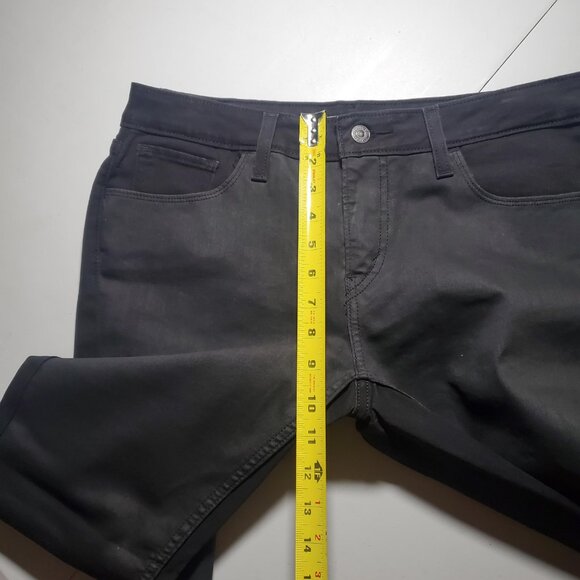 Levi's 535 Super Skinny Black Opal Biker Jeans Sz 31 -shipping incl - Picture 9 of 16